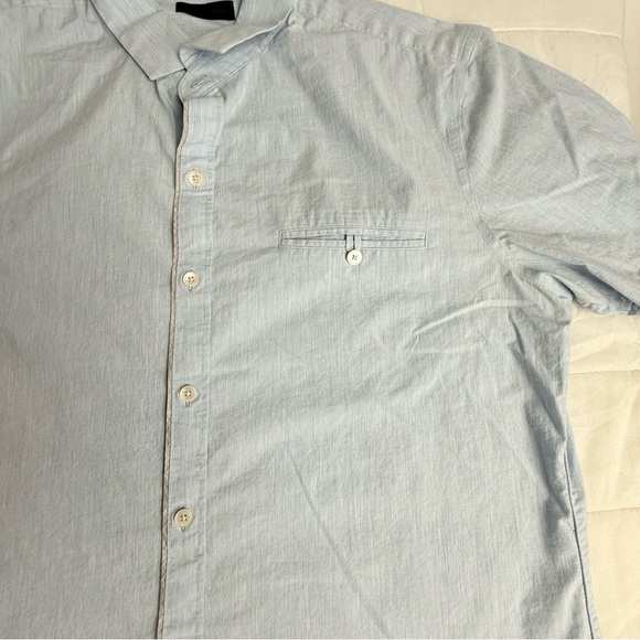 Zachary Prell Blue Casual Button Down Shirt - Picture 2 of 6